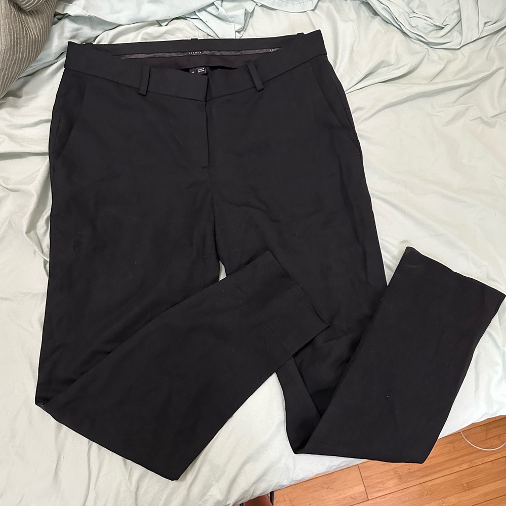 Theory Black Women's Pants